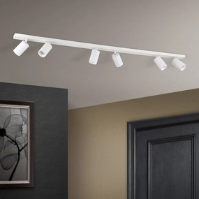 Plafoniera cu 6 Spoturi stil minimalist modern SEAN alba