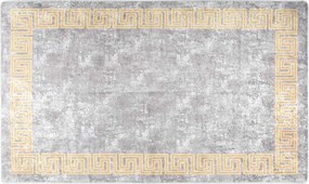 vidaXL Covor lavabil, gri, 120x180 cm