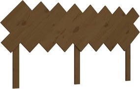 vidaXL Tăblie de pat, maro miere, 159,5x3x80,5 cm, lemn masiv de pin