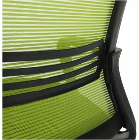 Scaun de birou, plasa verde tesatura neagra, APOLO