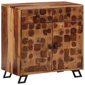 243966 vidaXL Servantă din lemn masiv de sheesham, 65x35x65 cm