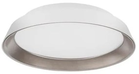 Plafoniera LED dimabila design modern Vela alb 45cm