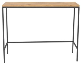 Masă consolă CANVAS 80x100 cm pin atlantic/negru