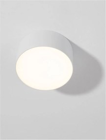 Spot aplicat, Plafoniera LED Luldo alb, 14cm