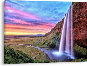 Tablou - Cascada Seljalandsfoss (70x50 cm)
