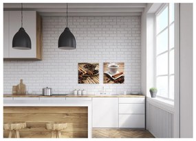 Tablou Styler Glasspik Coffee II, 30 x 30 cm