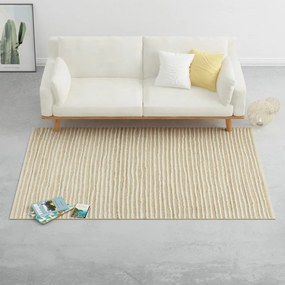 Covor din lana si canepa, 80x150 cm, natural alb 80x150 cm