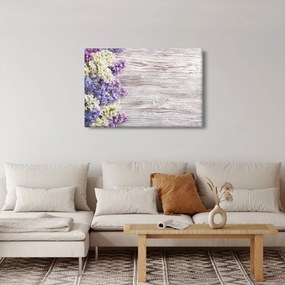 Tablou - Liliac pe lemn (90x60 cm)