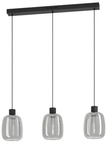 Lustră LED RGBW dimabilă pe cablu Eglo 901121 MOLOCHIO-Z 3xLED/3,7W/230V gri