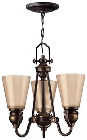 Lustră pe lanț Hinkley HK-MAYFLOWER3 MAYFLOWER 3xE27/60W/230V