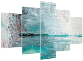 Tablou - pictură abstractă în ulei (150x105 cm)