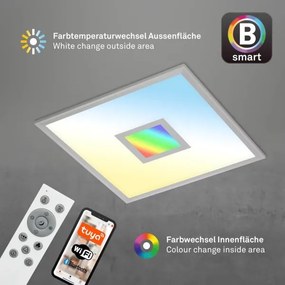 Plafonieră LED RGB dimabilă Brilo CENTRO LED/24W/230V Wi-Fi Tuya + telecomandă