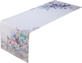 decoDoma Traversă de masă cu imprimeu ÎNFLORIRE FLORALĂ 45 x 140 cm
