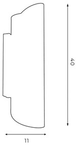 Aplică BARBOS 2xG9/8W/230V cupru