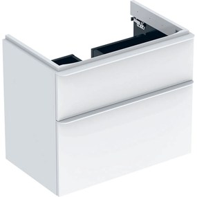 Geberit Smyle Square dulap 73.4x47x61.7 cm sub chiuveta pe perete alb 500.353.00.1