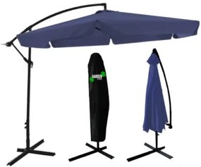 Parasol de gradina 350cm DARK BLUE Trabem