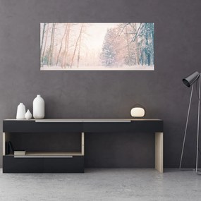 Tablou - Priveliște pădure (120x50 cm)