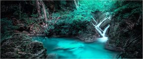 Tablou - Oază turcoaz (120x50 cm)