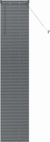 vidaXL Jaluzele venetiene Manual Gri închis 220 x 45 cm Aluminiu