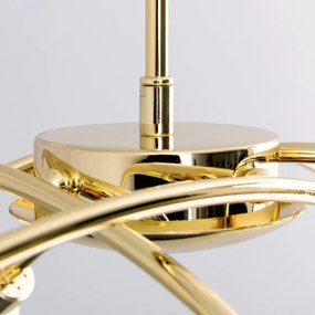 Orion - Lustră cu tijă CARLA 8xG9/28W/230V, aurie