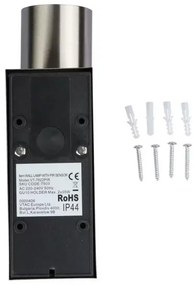 Aplica de perete exterior cu senzor 2xGU10/35W/230V IP44