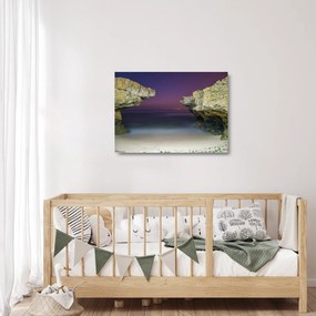 Tablou pe sticlă - recif de mare (70x50 cm)