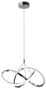 Lustră LED pe cablu ONLI LOOP LED/40W/230V 4000K crom lucios