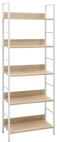 vidaXL Etajeră cărți 5 rafturi, stejar, 60x27,6x158,5cm lemn prelucrat