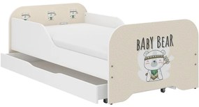 Pat pentru copii Charming Baby Bear 140 x 70 cm