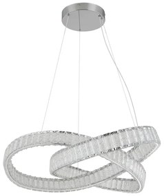 Lustra LED dimabila cu telecomanda cristale K5 MUCKY