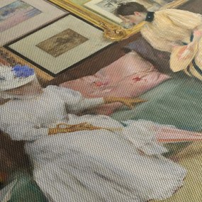 Tablou - William Merritt Chase, A Friendly Call, reproducere (90x60 cm)