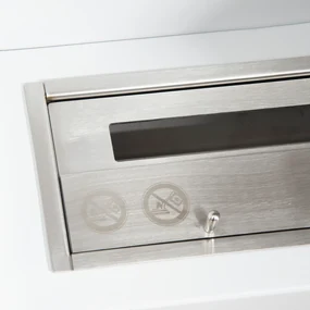 Semineu cu bioetanol de perete, incalzitor din metal, ardere de 2,5 ore, Acoperire 20m² cu rezervor de 1 l, 48x18x48cm alb HOMCOM | Aosom RO