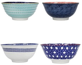 Set de 4 boluri ceramice Kitchen Craft, ø 16,5 cm