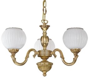 Candelabru din alama cu 3 brate design italian 9350