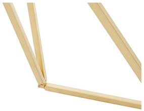 Masă tip consolă aurie cu blat din sticlă 40x120 cm Farran – Premier Housewares