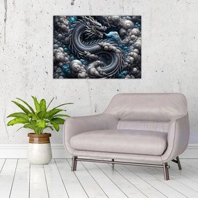 Tablou – Dragon în fum (70x50 cm)