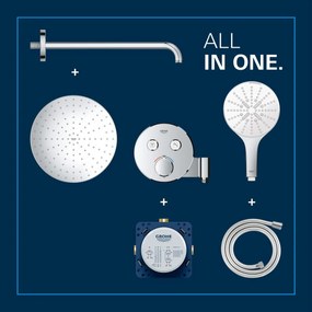 Grohe Precision Smartcontrol set de dus ascuns cu termostat da crom 34877000