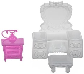 ShopJK CASĂ DE PĂPUȘI CU MOBILIER - 11410