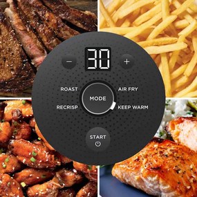 Friteuza cu aer cald 4in1 Ninja CRISPi FN102EU, 1700 W, 3,8 + 1,4 l, 70-185°C, TempWare, Placi ceramice, Fara PFAS, Design portabil, Alb