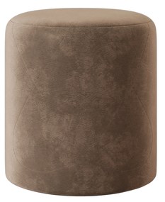 Taburet Tapitat Mali, Bej, Stofa, L 41 x l 41 x H 45 cm