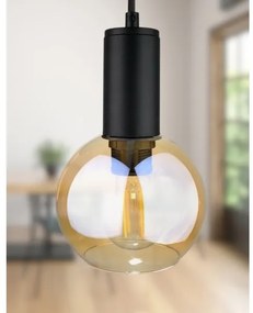 Lustră pe cablu JANTAR BLACK 2xE27/60W/230V