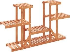 vidaXL Suport pentru flori, 110x25x73 cm, lemn masiv de brad