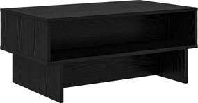 vidaXL Masă de cafea Stejar Negru 80 x 46 x 35 cm Lemn compozit