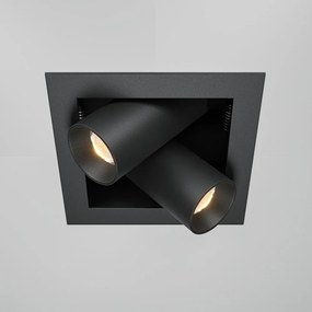 Spot LED incastrabil design tehnic Magnum 2 negru