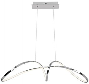 Lustra LED suspendata design modern Aisha crom