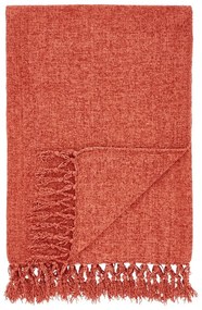 Pătură cărămizie din janilie 130x170 cm Wilson – Catherine Lansfield