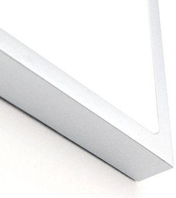 Plafoniera LED design slim LERO square 30cm 4000K argintie
