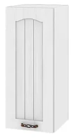 Corp suspendat bucatarie Kamisa 30 cm, 1 usa, alb clasic/alb