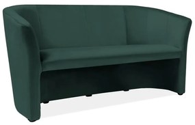 Canapea Cuba Velvet, trei locuri, verde