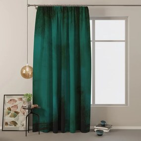 Draperie din catifea AmeliaHome Velvety, 245 x 140 cm, verde